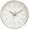Metallic Copper Wall Clock 12" -Luxeframe Shop metallic copper wall clock 12