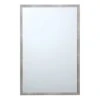 Metallic Woven Textured Framed Wall Mirror, 24x36 -Luxeframe Shop metallic woven textured framed wall mirror 24x36 1