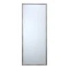 Metallic Woven Textured Framed Wall Mirror, 24x58 -Luxeframe Shop metallic woven textured framed wall mirror 24x58 1