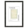 Miranda Black & Silver Poster Frame, 24x36