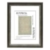 Miranda Black & Silver Wall Frame, 18x24 -Luxeframe Shop miranda black silver wall frame 18x24 1