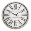 Natural Distressed Wall Clock, 30" -Luxeframe Shop natural distressed wall clock 30