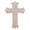 Natural Faux Wood Carved Wall Cross, 12x16 -Luxeframe Shop natural faux wood carved wall cross 12x16 1