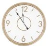 Natural Round Wall Clock, 24" 4 Natural Round Wall Clock, 24" -Luxeframe Shop natural round wall clock 24