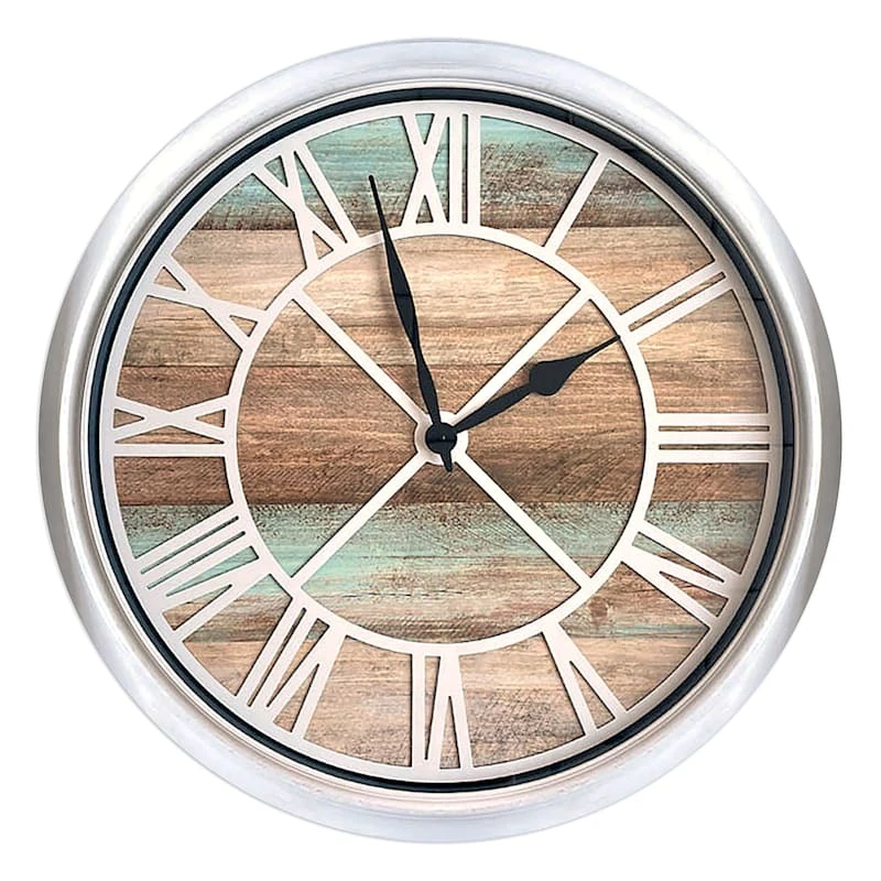 Natural Wall Clock, 30" 1 Natural Wall Clock, 30"
