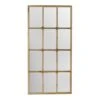 Natural Wood Framed Panel Wall Mirror, 20x40 -Luxeframe Shop natural wood framed panel wall mirror 20x40 1