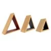 Nested Triangle Wall Shelf Set, 11x12 -Luxeframe Shop nested triangle wall shelf set 11x12 1