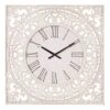 Ornate Square Wall Clock, 24" -Luxeframe Shop ornate square wall clock 24