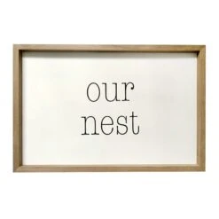 Our Nest Wall Sign, 24x16