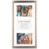 Pewter Linear Panel Floating Wall Frame, 10x20 -Luxeframe Shop pewter linear panel floating wall frame 10x20 1
