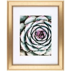 Pick & Mix 11x14 Matted To 8x10 Beaded Wall Frame, Gold