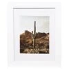 Pick & Mix 11x14 Matted To 8x10 Linear Wall Frame, White -Luxeframe Shop pick mix 11x14 matted to 8x10 linear wall frame white