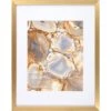 Pick & Mix 11x14 To 8x10 Linear Wall Frame, Gold -Luxeframe Shop pick mix 11x14 to 8x10 linear wall frame gold