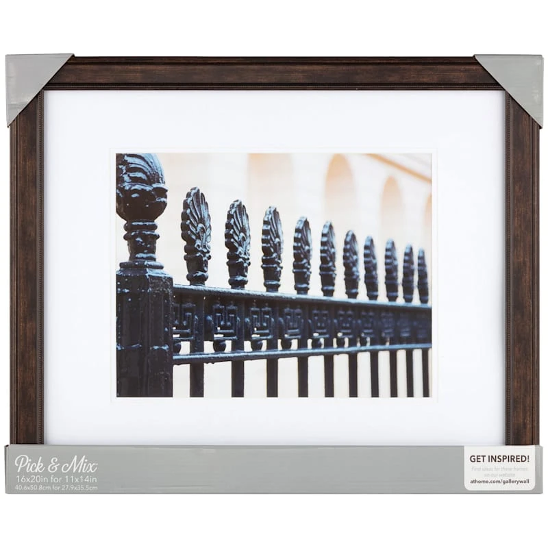 Pick & Mix 16x20 Matted To 11x14 Beaded Wall Frame, Bronze 2 Pick & Mix 16x20 Matted To 11x14 Beaded Wall Frame, Bronze - Image 2