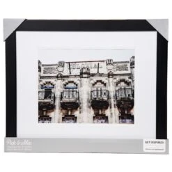 Pick & Mix 16x20 Matted To 11x14 Linear Wall Frame, Black -Luxeframe Shop pick mix 16x20 matted to 11x14 linear wall frame black 1