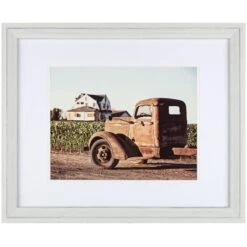 Pick & Mix 16x20 Matted To 11x14 Wall Frame, Whitewash