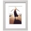Pick & Mix 8x10 Matted To 5x7 Air Float Linear Wall Frame, Grey -Luxeframe Shop pick mix 8x10 matted to 5x7 air float linear wall frame grey