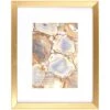 Pick & Mix 8x10 Matted To 5x7 Linear Wall Frame, Gold -Luxeframe Shop pick mix 8x10 matted to 5x7 linear wall frame gold