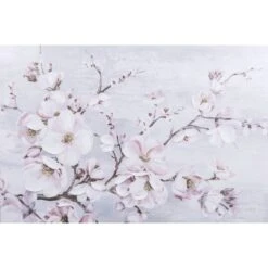 Pink Blossoms Printed Canvas Wall Art, 36x24