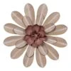 Pink Metal Flower Wall Art, 8" -Luxeframe Shop pink metal flower wall art 8