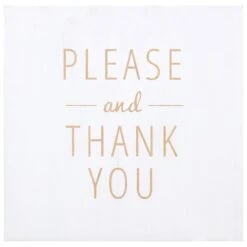 Please & Thank You Wall Sign, 13.8"