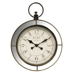Pocket Watch Style Clock, 18"