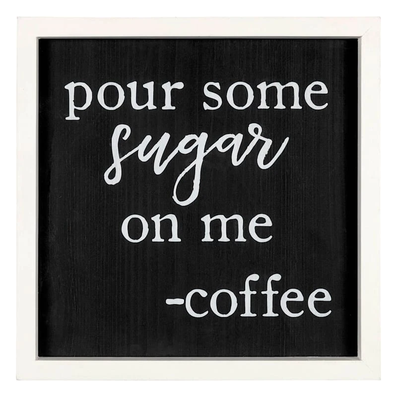 Pour Some Sugar On Me Wall Art, 12" 1 Pour Some Sugar On Me Wall Art, 12"
