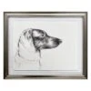 Providence Glass Framed Dog Sketch Print Wall Art, 22x18 -Luxeframe Shop providence glass framed dog sketch print wall art 22x18 1