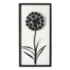 Providence Metal & Wooden Flower Wall Art, 10x19 -Luxeframe Shop providence metal wooden flower wall art 10x19 1