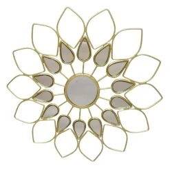 Providence Mirror Floral Wall Art, 12"