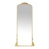 Providence Ornate Gold Metal Leaner Mirror, 31x71 -Luxeframe Shop providence ornate gold metal leaner mirror 31x71 1