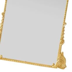 Providence Ornate Gold Metal Leaner Mirror, 31x71 -Luxeframe Shop providence ornate gold metal leaner mirror 31x71 3
