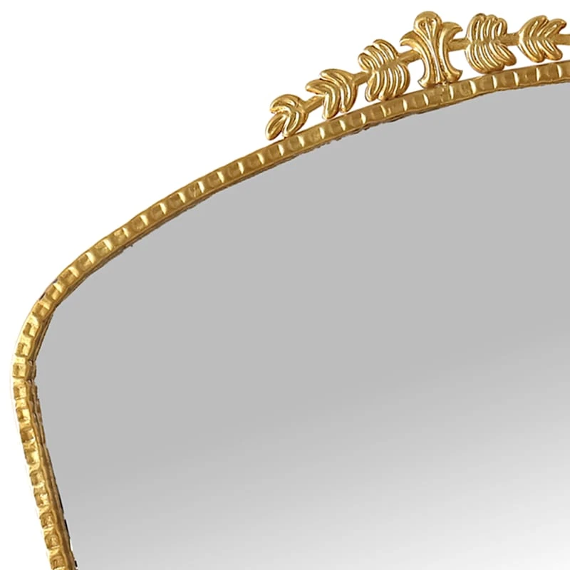 Providence Ornate Gold Metal Wall Mirror, 39x39 2 Providence Ornate Gold Metal Wall Mirror, 39x39 - Image 2