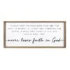 Religious Sentiment Wall Sign, 14x32 -Luxeframe Shop religious sentiment wall sign 14x32 1