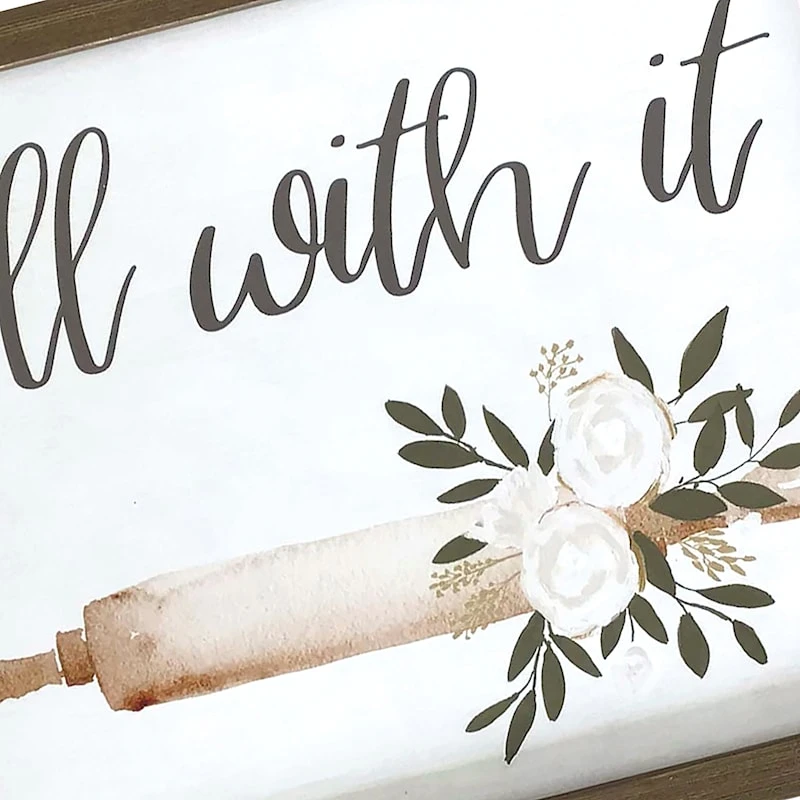 Roll With It Kitchen Wall Art, 14x11 2 Roll With It Kitchen Wall Art, 14x11 - Image 2