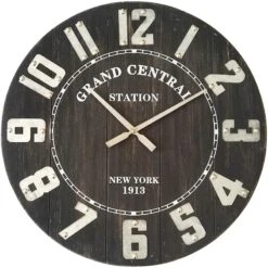 Round Wood Clock, 23"