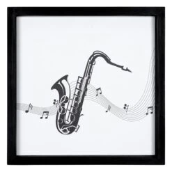 Saxophone Wall Art, 12"