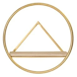 Set Of 3 Gold Metal Round Wall Shelf 8 Set Of 3 Gold Metal Round Wall Shelf -Luxeframe Shop set of 3 gold metal round wall shelf 3