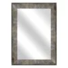 Shiny Silver Framed Wall Mirror, 30x44 5 Shiny Silver Framed Wall Mirror, 30x44 -Luxeframe Shop shiny silver framed wall mirror 30x44 1