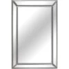 Silver Beaded Framed Beveled Wall Mirror, 24x36 3 Silver Beaded Framed Beveled Wall Mirror, 24x36 -Luxeframe Shop silver beaded framed beveled wall mirror 24x36 1