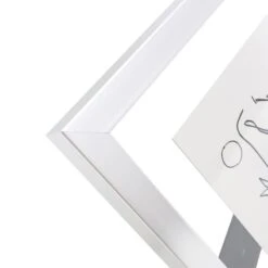 Silver Float Tabletop Frame, 8x10 -Luxeframe Shop silver float tabletop frame 8x10 4