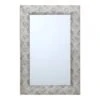 Silver Raised Dots Framed Wall Mirror, 24x36 -Luxeframe Shop silver raised dots framed wall mirror 24x36 1
