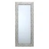 Silver Raised Dots Framed Wall Mirror, 24x58 -Luxeframe Shop silver raised dots framed wall mirror 24x58 1