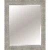Silver Waves Wood Framed Wall Mirror, 30x42 -Luxeframe Shop silver waves wood framed wall mirror 30x42 1