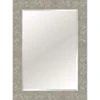 Silver Woven Distressed Wall Mirror, 32x44