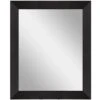Skylar Black Wall Mirror, 27x34 -Luxeframe Shop skylar black wall mirror 27x34 1