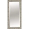 Solid Silver Wood Nest Floor Mirror, 32x68