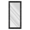 Sophia Black Beveled Wall Mirror, 31x65 -Luxeframe Shop sophia black beveled wall mirror 31x65 1