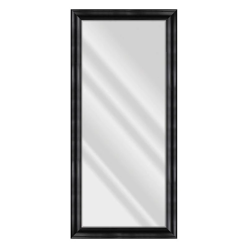 Sophia Black Beveled Wall Mirror, 31x65 1 Sophia Black Beveled Wall Mirror, 31x65