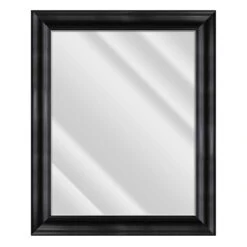 Sophia Black Wall Mirror, 29x35